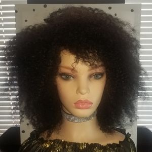 Kinky curly human wig